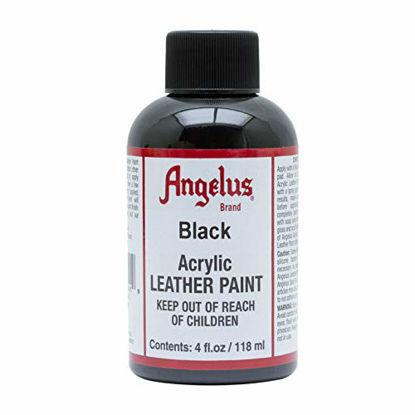 Picture of Angelus Leather Paint 4 oz Black