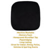Picture of 4 Pack Memory Foam Honeycomb Nonslip Back 16" x16" Chair/Seat Cushion Pad