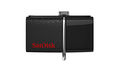 Picture of SanDisk Ultra Dual USB Drive 3.0 128GB, Black (SDDD2-128G-GAM46)