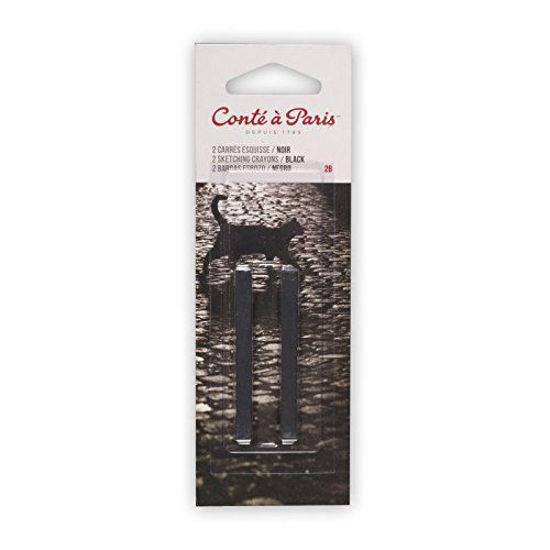 Picture of COLART AMERICAS INC. Pastel Black HB, 2 pack Conte Crayons