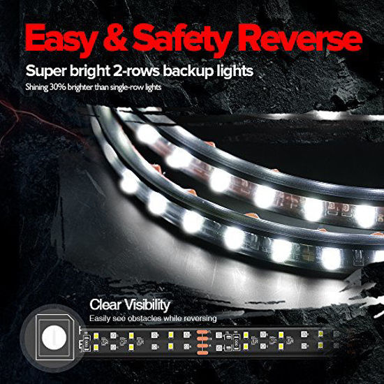 GetUSCart- MICTUNING 60 Inch 2-Row LED Truck Tailgate Light Bar Strip ...