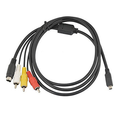 Picture of TechIntheBox 5 Feet AV Cable for Sony Handycam Mini DV and DVD Camcorders