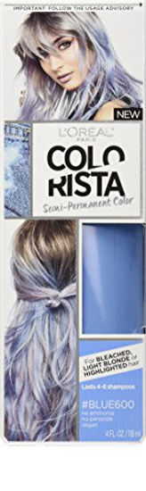 GetUSCart- L'Oreal Paris Colorista Semi-Permanent Hair Color for Light  Bleached or Blondes, Blue