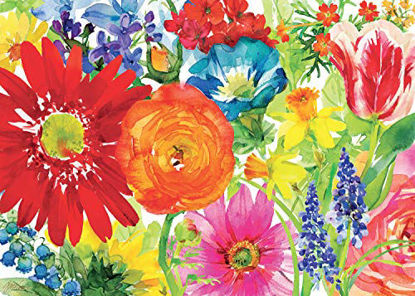 Picture of Ravensburger Abundant Blooms 1000 Piece Jigsaw Puzzle for Adults - Every piece is unique, Softclick technology Means Pieces Fit Together Perfectly