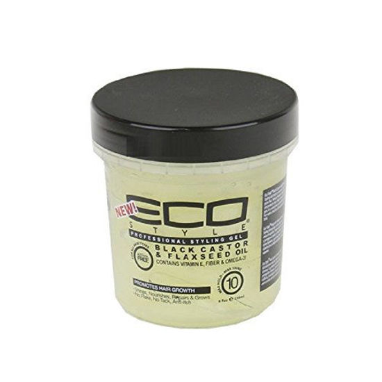 Picture of Beauty Logica Eco Style Gel Black Castor & Flaxseed Oil, 8 oz