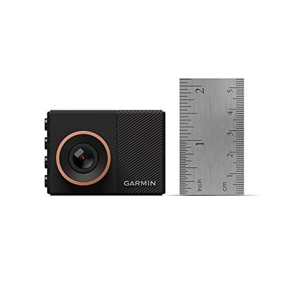 Picture of Garmin Dash Cam 55, 1440p 2.0" LCD Screen, Extremely Small GPS-enabled Dash Camera with Voice Control, Loop Recording, G-Sensor and Driver Alerts, Includes Memory Card