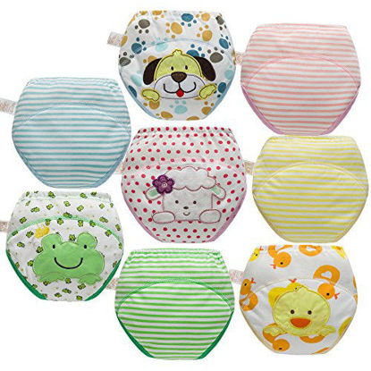 Picture of Skhls Baby Toddler Thick Absorbent Potty Training Pants Underwear 8 Pack 3T
