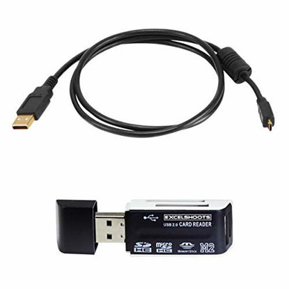 Picture of Excelshoots USB Cable for Nikon DSLR D5600 Camera, and USB Computer Cord for Nikon DSLR D5600