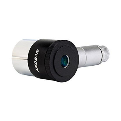 Picture of SVBONY Reticle Eyepiece 1.25 inches Illuminated Eyepiece 12.5mm Double-line Crosshair LED Illuminator 40 Degree FOV 4 Elements Design Guide Star