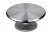 Picture of Ateco Revolving Cake Decorating Stand Aluminum Turntable and Base, 12-Inch Round
