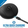 Picture of Sabrent Rechargeable Ergonomic 2.4GHz Wireless Mouse with 4D Function (MS-WRCH)