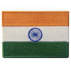 Picture of India Flag Embroidered Emblem Indian Iron On Sew On National Patch
