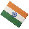 Picture of India Flag Embroidered Emblem Indian Iron On Sew On National Patch