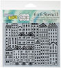 Picture of CRAFTERS WORKSHOP TCW729S Template 6"X6"-City Buildings