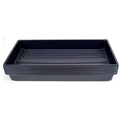Picture of Hydro Crunch D940001700-10PK 10" x 20" Propagation Flat Grow Trays, 10-Pack