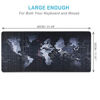 Picture of Extended XXL Gaming Mouse Pad - Portable Large Desk Pad - Non Slip Water Resistant Rubber Base, World Map, Gaming Mouse Pad Keyboard Pad. Large Area for Keyboard and Mouse