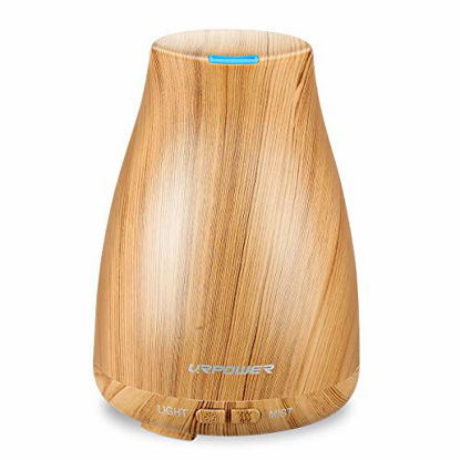 Picture of URPOWER 2nd Version Essential Oil Diffuser Aroma Essential Oil Cool Mist Humidifier with Adjustable Mist Mode, Waterless Auto Shut-off for Home Office Bedroom Living Room Study Yoga Spa