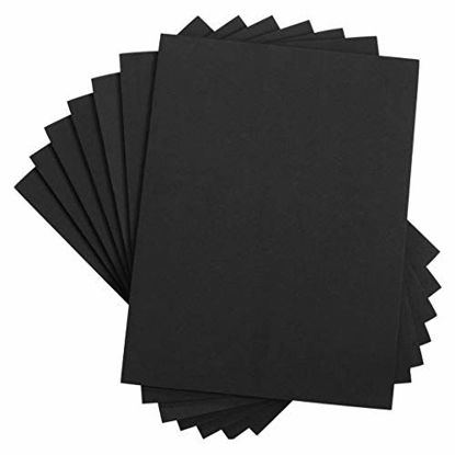 Picture of Houseables Crafts Foam Sheets, Art Supplies, EVA, 6mm Thick, Black, 9 X 12 Inch, 10 Pack, Paper Scrapbooking, Cosplay, Crafting Foams Paper, Foamie Crafts, For Kids, Boy Souts, Halloween, Cushion
