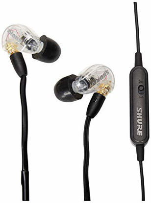 Picture of Shure SE215-CL-UNI Sound Isolating Earphones with Inline Remote & Mic for iOS/Android,Clear