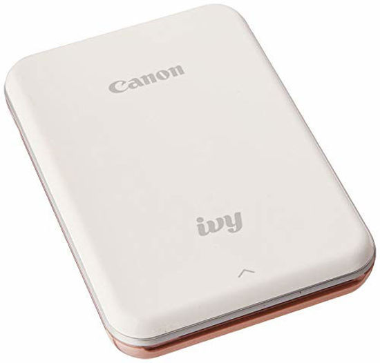 Canon Ivy Mini Mobile Photo Printer (Rose Gold) with Canon 2 x 3 Zink Photo  Paper (50 Sheets)