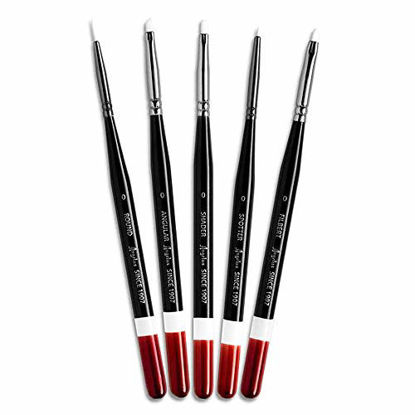 Picture of Angelus Micro Detail Paint Brush Set with 5 Brushes