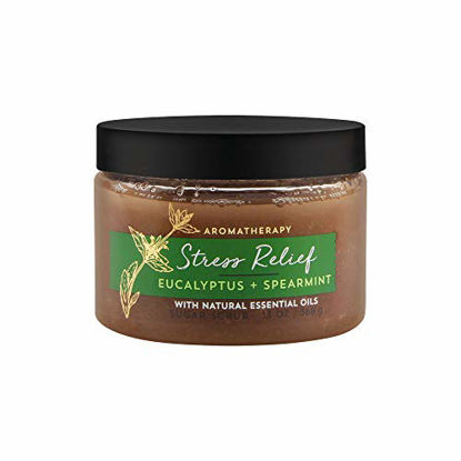 Picture of Bath and Body Works Aromatherapy Stress Relief - Eucalyptus + Spearmint Sugar Scrub 13 Ounce