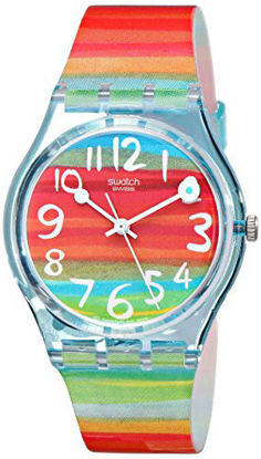 Picture of Swatch Women's GS124 Quartz Rainbow Dial Plastic Watch