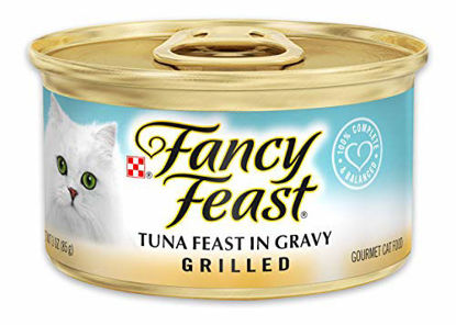Picture of Purina Fancy Feast Gravy Wet Cat Food, Grilled Tuna Feast - 3 oz (Pack of 24)