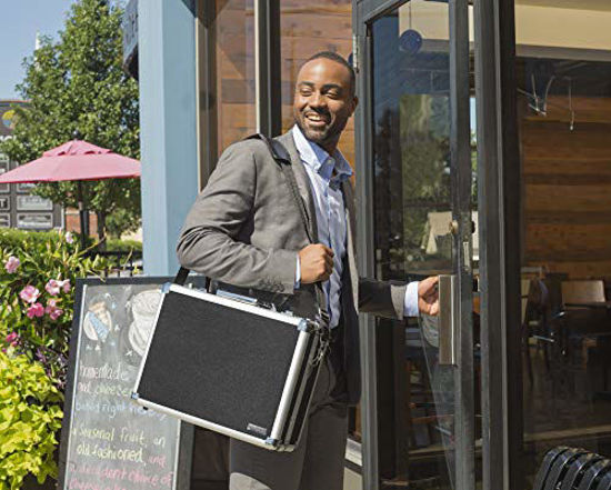 GetUSCart- Vaultz Locking Laptop Case, Black (VZ01216)