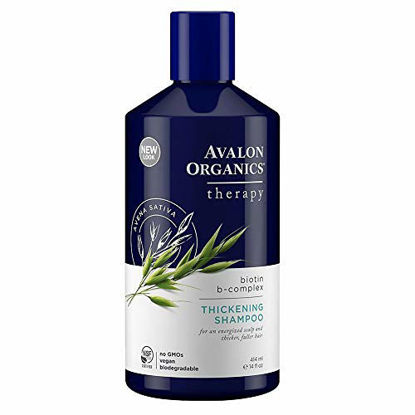 Picture of Avalon Organics Therapy Thickening Shampoo, Biotin B-Complex, 14 Oz