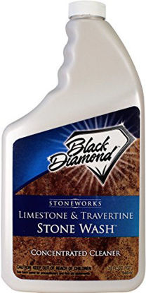 Picture of Black Diamond Stoneworks Limestone and Travertine Floor Cleaner: Natural Stone, Marble, Slate, Polished Concrete, honed or tumbled surfaces. Concentrated Ph. Neutral. (1-Quart)