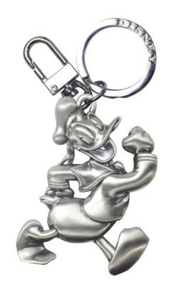 Picture of Disney Donald Duck Pewter Keyring,Silver