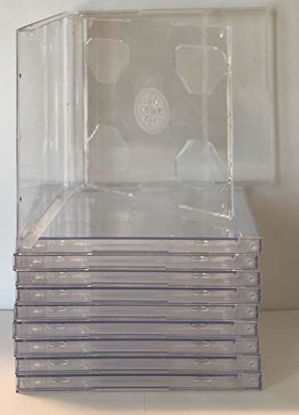 Picture of 10 STANDARD Clear Double CD Jewel Case