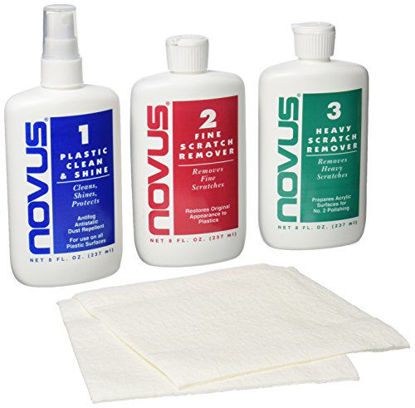 Picture of Novus 7100 Plastic Polish Kit - 8 Ounce