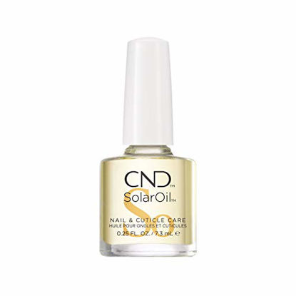 Picture of CND SolarOil Nail & Cuticle Care, 0.25 fl oz, for Dry, Damaged Cuticles, Infused with Jojoba Oil & Vitamin E for Healthier, Stronger Nails