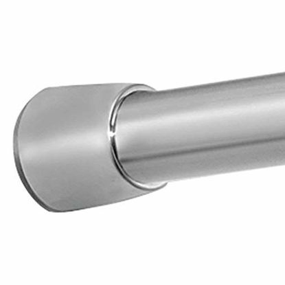 Picture of InterDesign Forma - Constant Tension Curtain Rod for Bathroom - Brushed Stainless Steel - Large: 50 - 87 inches