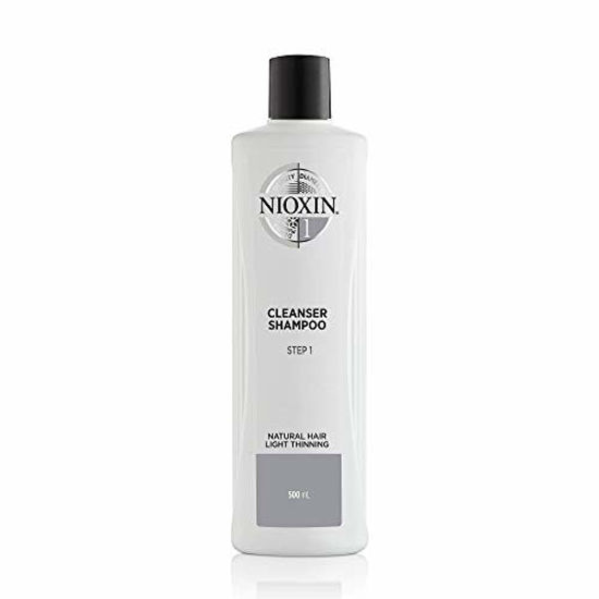 Picture of Nioxin System 1 Cleanser Shampoo for Natural Hair with Light Thinning, 16.9 oz