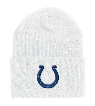 Picture of NFL End Zone Cuffed Knit Hat - K010Z, Indianapolis Colts, One Size Fits All