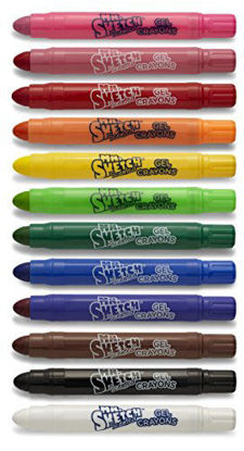 Picture of Mr. Sketch 1951333 Scented Twistable Gel Crayons, Assorted Colors, 12-Count