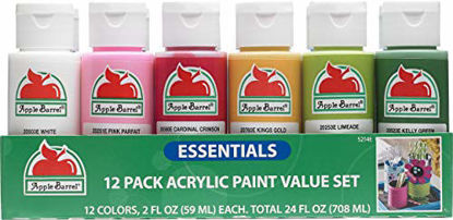  Apple Barrel Acrylic Paint in Assorted Colors (2 Ounce), 20503  White