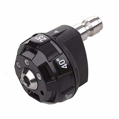 Picture of Tools Pro Pressure Washer Spray Nozzle, 6-in-1 Quick Change over and Adjustable , 1/4in Plug Connect Tips 4000PSI for Pressure Washer.