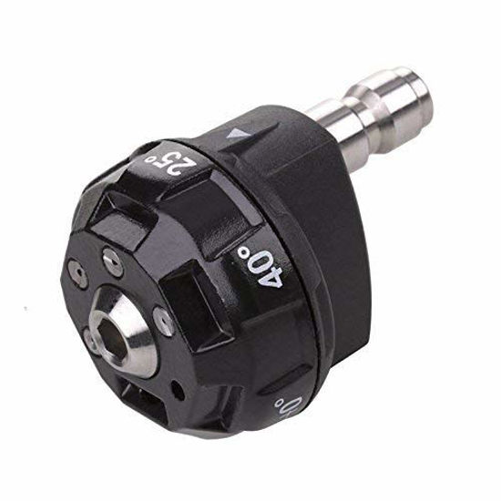 Picture of Tools Pro Pressure Washer Spray Nozzle, 6-in-1 Quick Change over and Adjustable , 1/4in Plug Connect Tips 4000PSI for Pressure Washer.