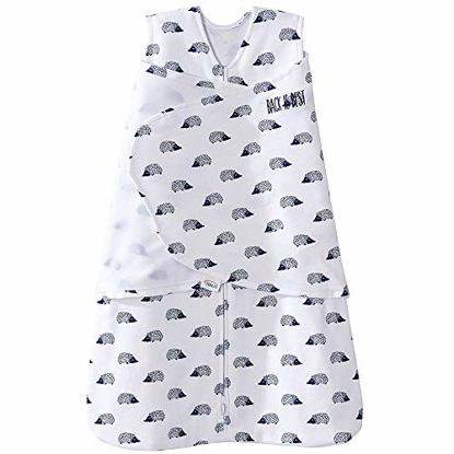 Picture of HALO Sleepsack 100% Cotton Swaddle, Navy Hedgehog, Small