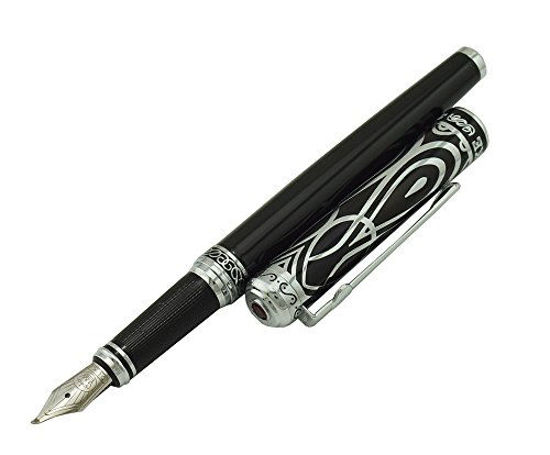 Duke Ruby Fude Pen Calligraphy Fountain Pen Fine to Broad Size for  Signature and Art Drawing with Pen Pouch