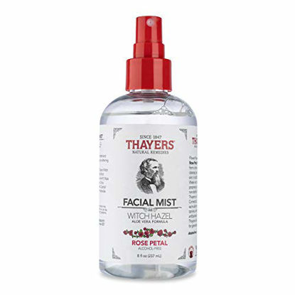 Picture of THAYERS Alcohol-Free Rose Petal Witch Hazel Facial Mist Toner - 8oz