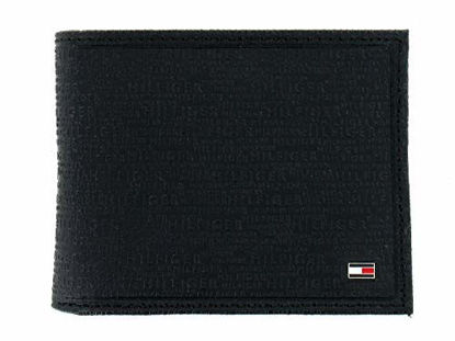 Picture of Tommy Hilfiger Mens Black Bi-Fold Wallet