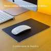 Picture of Hard Silver Metal Aluminum Mouse Pad Mat Smooth Magic Ultra Thin Double Side Mouse Mat Waterproof Fast and Accurate Control for Gaming and Office(Small 9.05X7.08 Inch)