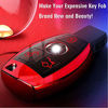 Picture of Intermerge for Mercedes Benz Key Fob Cover, Premium Soft TPU Key Case Cover Compatible with Mercedes Benz C E S M CLS CLK G Class Keyless Smart Key Fob_Red