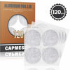 Picture of CAPMESSO Espresso Foils -Coffee Pod Seal Lids to Reusable Nespresso Capsules Refillable Pods Compatible with Nespresso Original Line Machines120PCS/Package