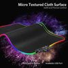 Picture of Blade Hawks RGB Gaming Mouse Pad, LED Soft Extra Extended Large Mouse Pad, Anti-Slip Rubber Base, Computer Keyboard Mouse Mat - 31.5 X 12 Inch